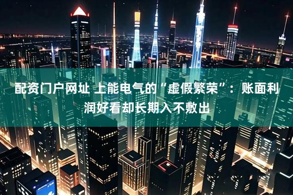 配资门户网址 上能电气的“虚假繁荣”：账面利润好看却长期入不敷出