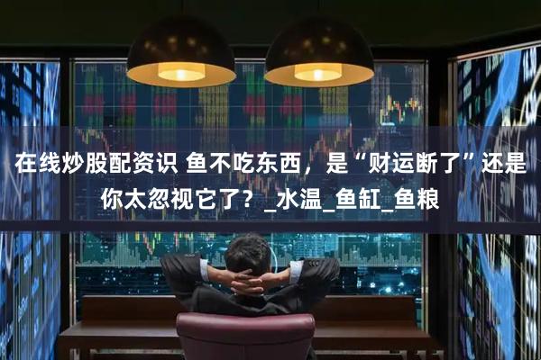 在线炒股配资识 鱼不吃东西，是“财运断了”还是你太忽视它了？_水温_鱼缸_鱼粮